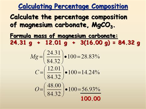 how to determine chemical composition